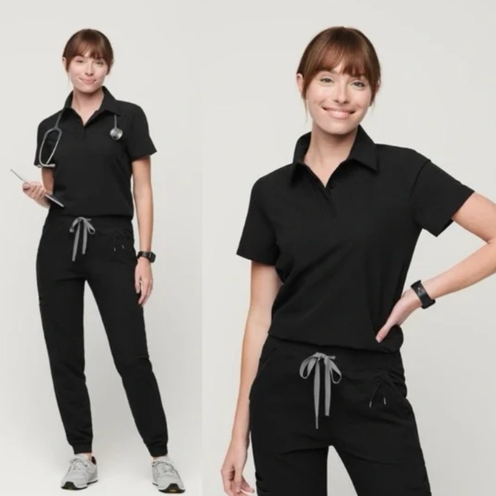 FIGS Nala Short Sleeve Polo